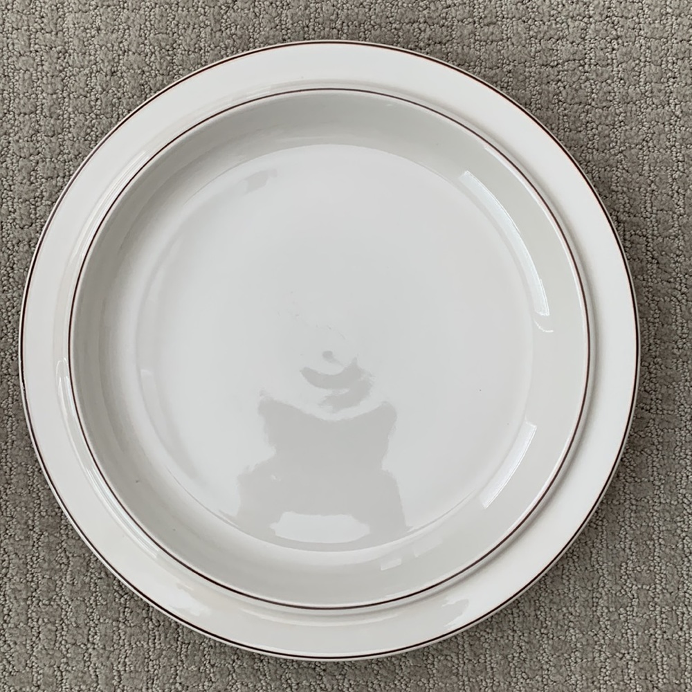 VINTAGE "Fennica" by Arabia Finland Plate-Brown
